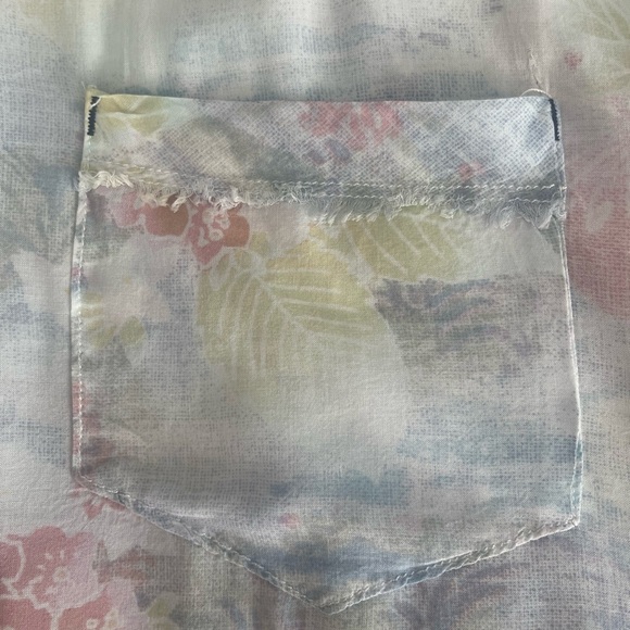 We the Free Pale Tropical Print Shirt - Picture 11 of 12